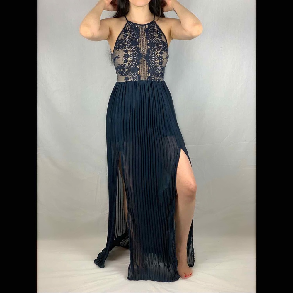 Long Lace Formal Dress